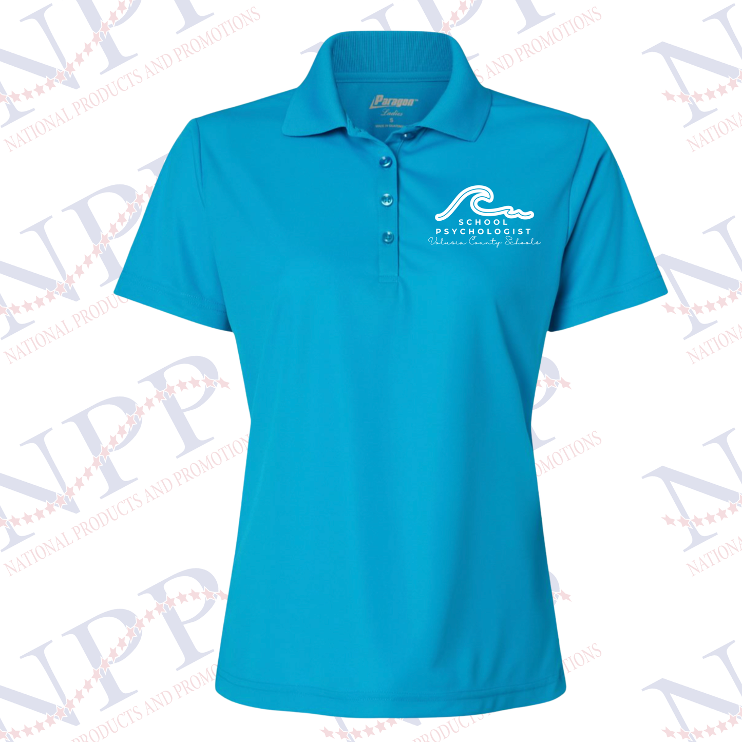VCS Psych Blue Polo