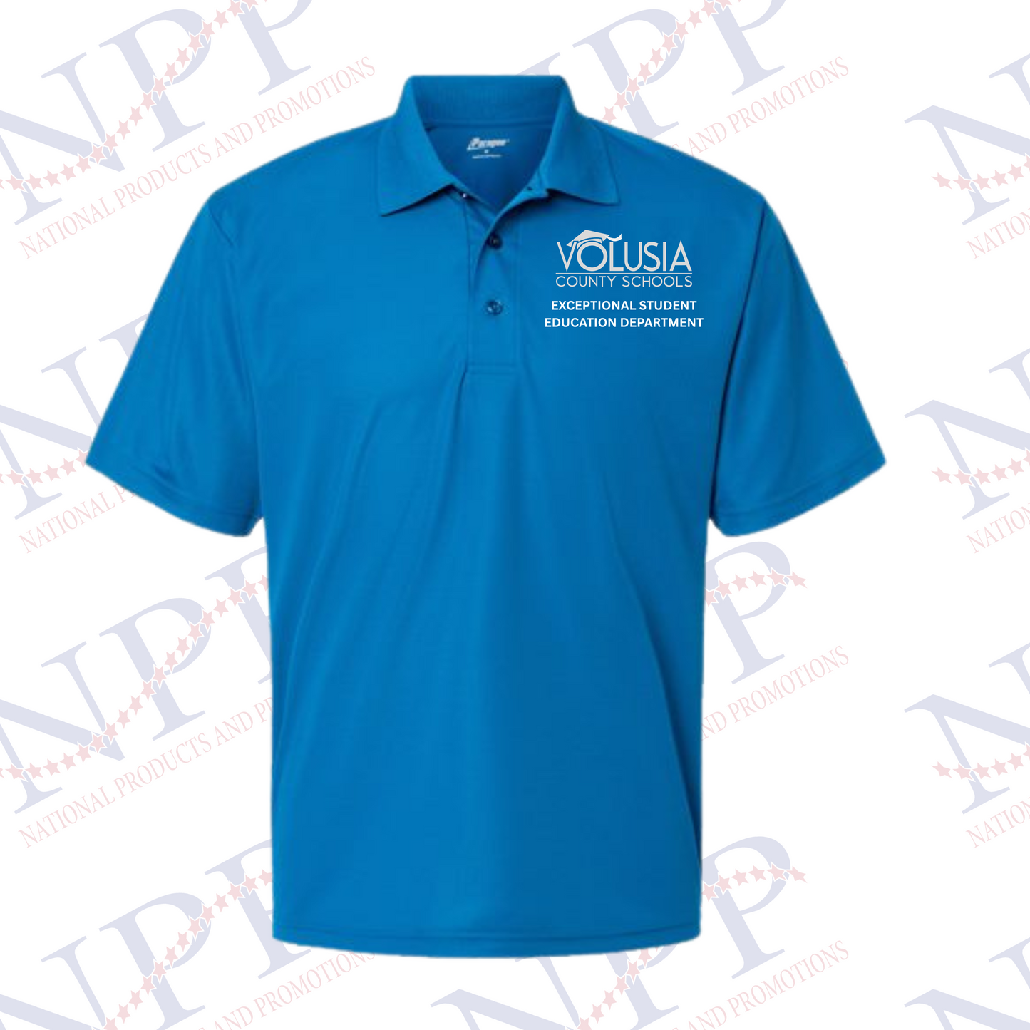 Team ESE Unisex Blue Polo