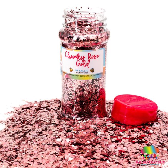 The Glitter Guy Chunky Rose Gold Glitter