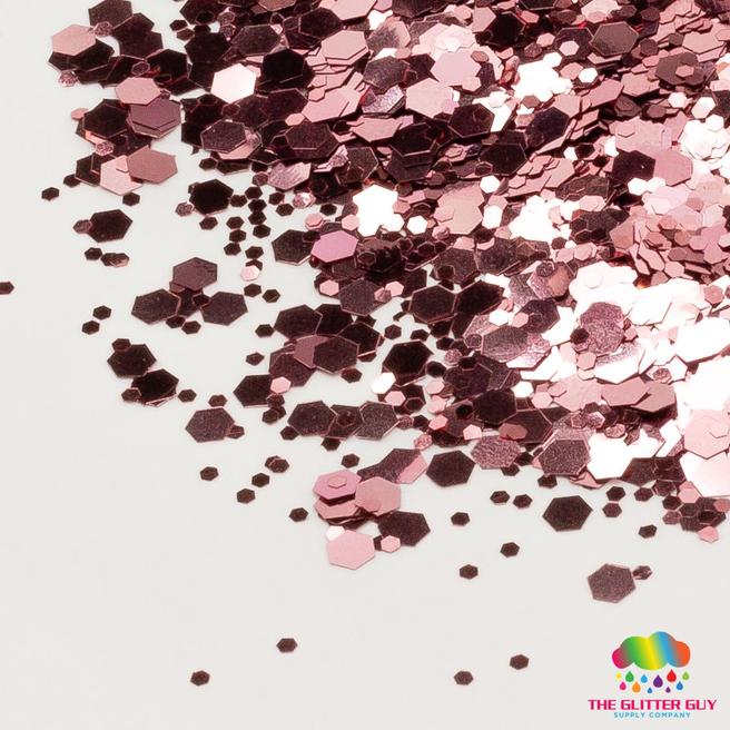 The Glitter Guy Chunky Rose Gold Glitter