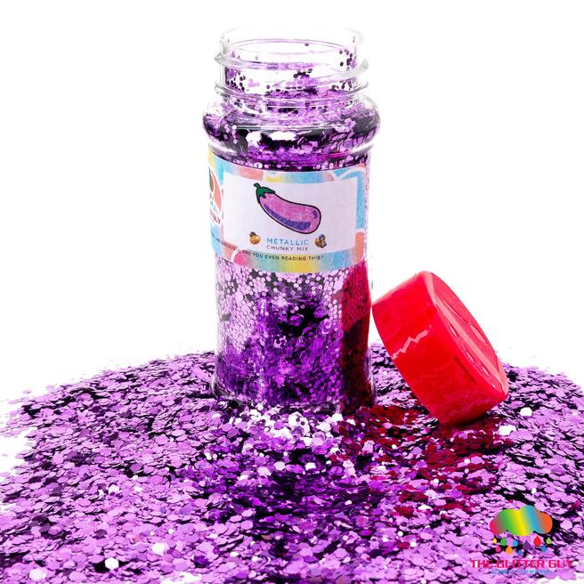 The Glitter Guy Eggplant Glitter