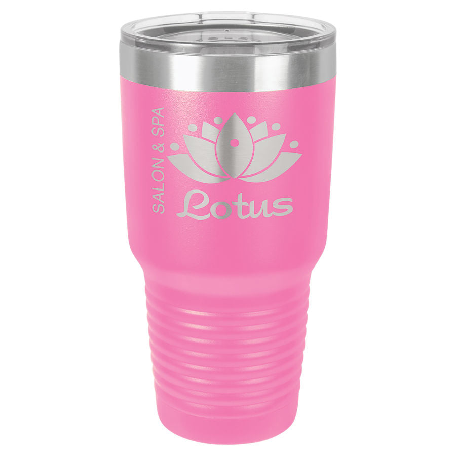 Pink 30oz Etchable Tumbler