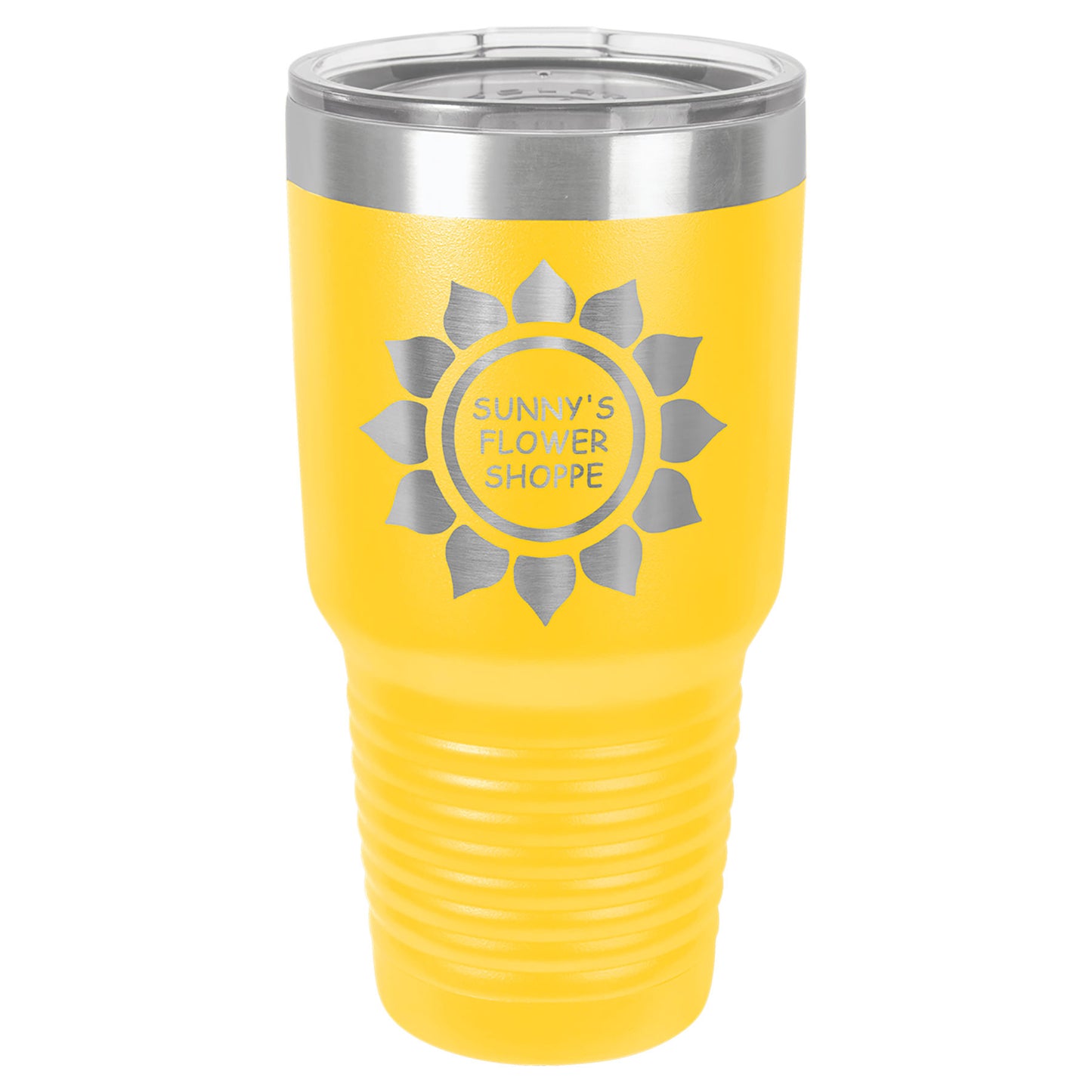 Yellow 30oz Etchable Tumbler