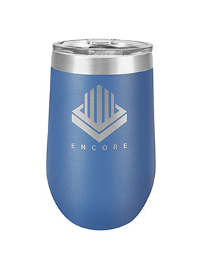 Stemless Wine Tumbler - custom etched for you - Lourdes Fundraiser