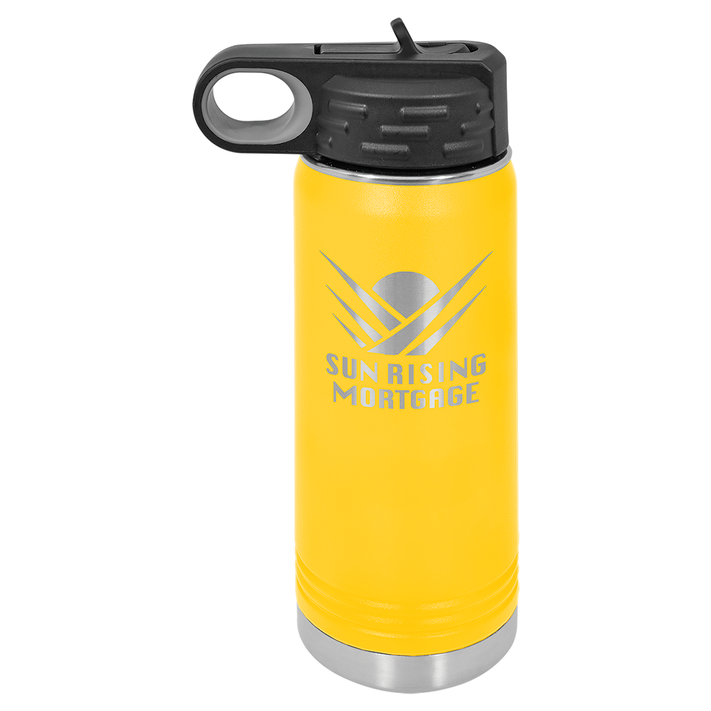Yellow 20 oz Etchable Water Bottle