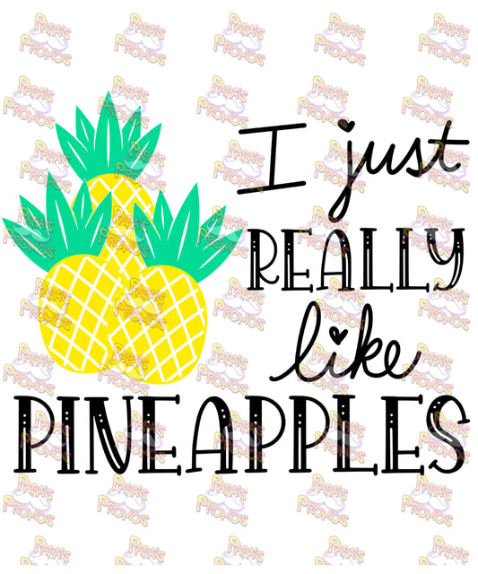 Papa's Promos I Like Pineapples Decal (DGD-0057)