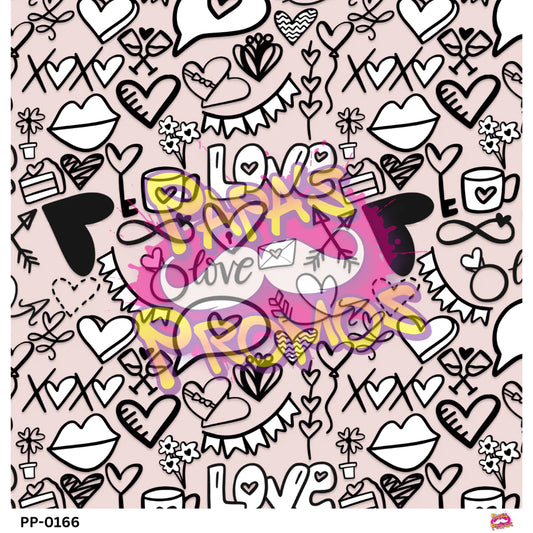 Papa's Promos Valentine Love Semi-Transparent Vinyl PP-0166