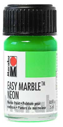 Marabu 365 Neon Green Easy Marble Paint