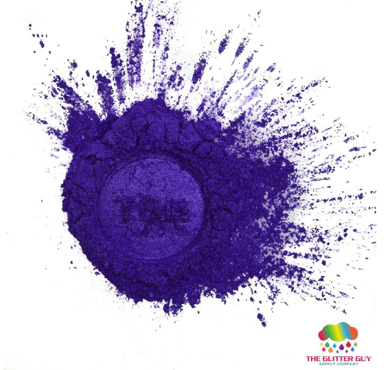 The Glitter Guy Metallic Series Mica Powder 5g Jar Iridescent Violet