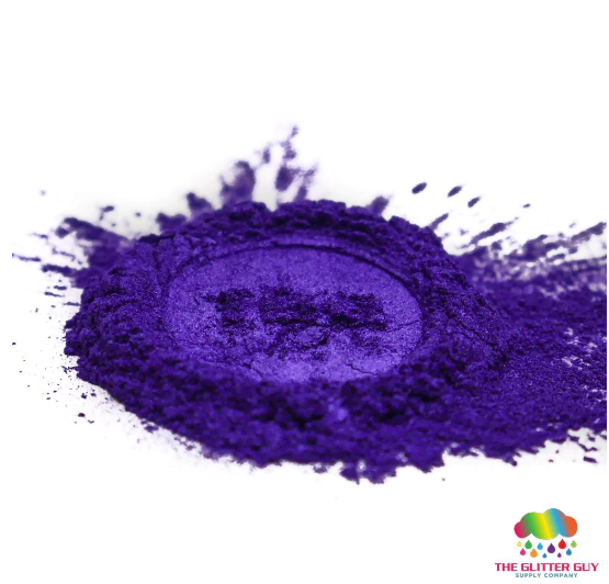 The Glitter Guy Metallic Series Mica Powder 5g Jar Iridescent Violet