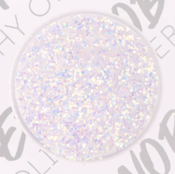 Peachy Olive Snow Angel Glitter