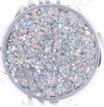 Peachy Olive Celestial Glitter