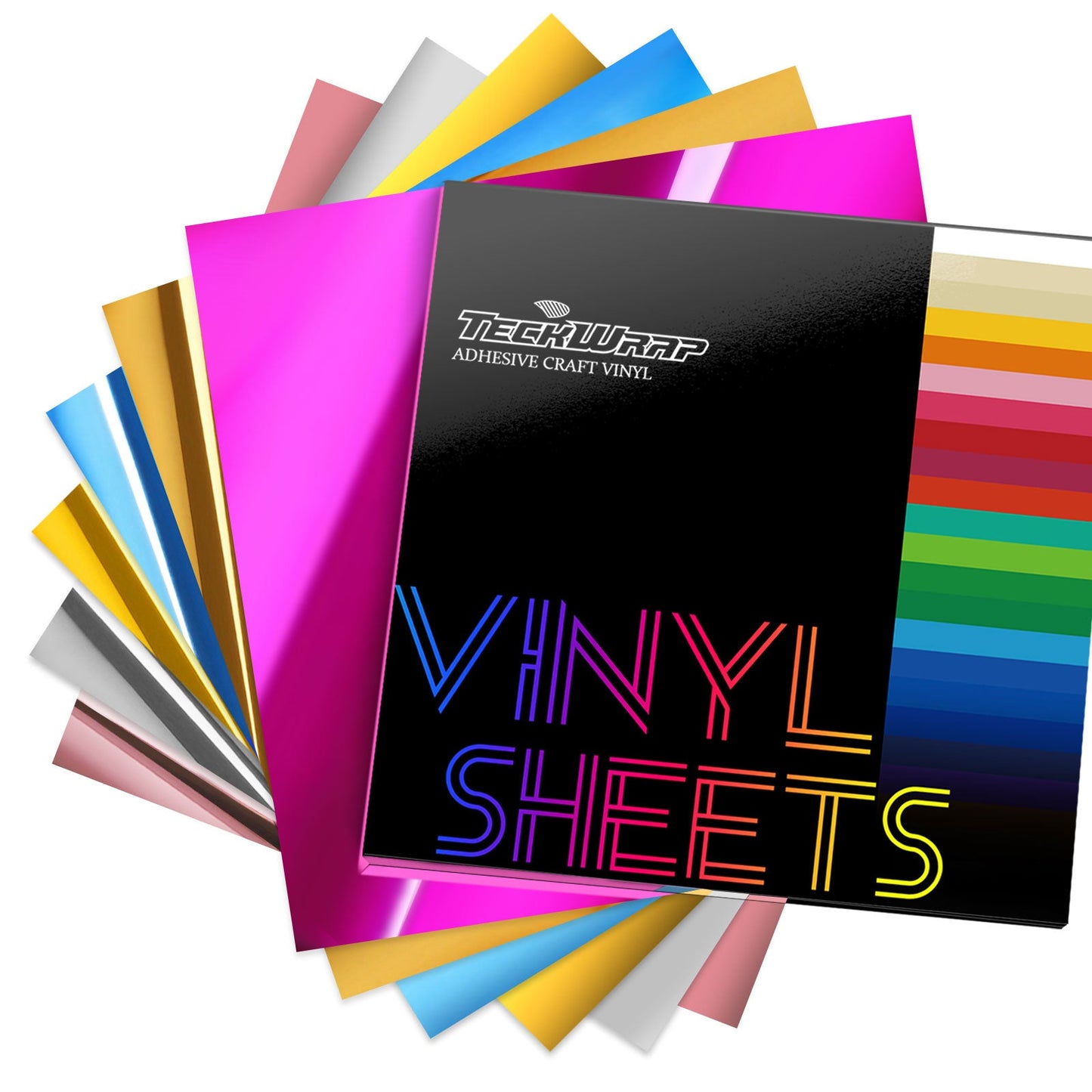 TeckWrap Mirror Chrome Vinyl Sheets Pack