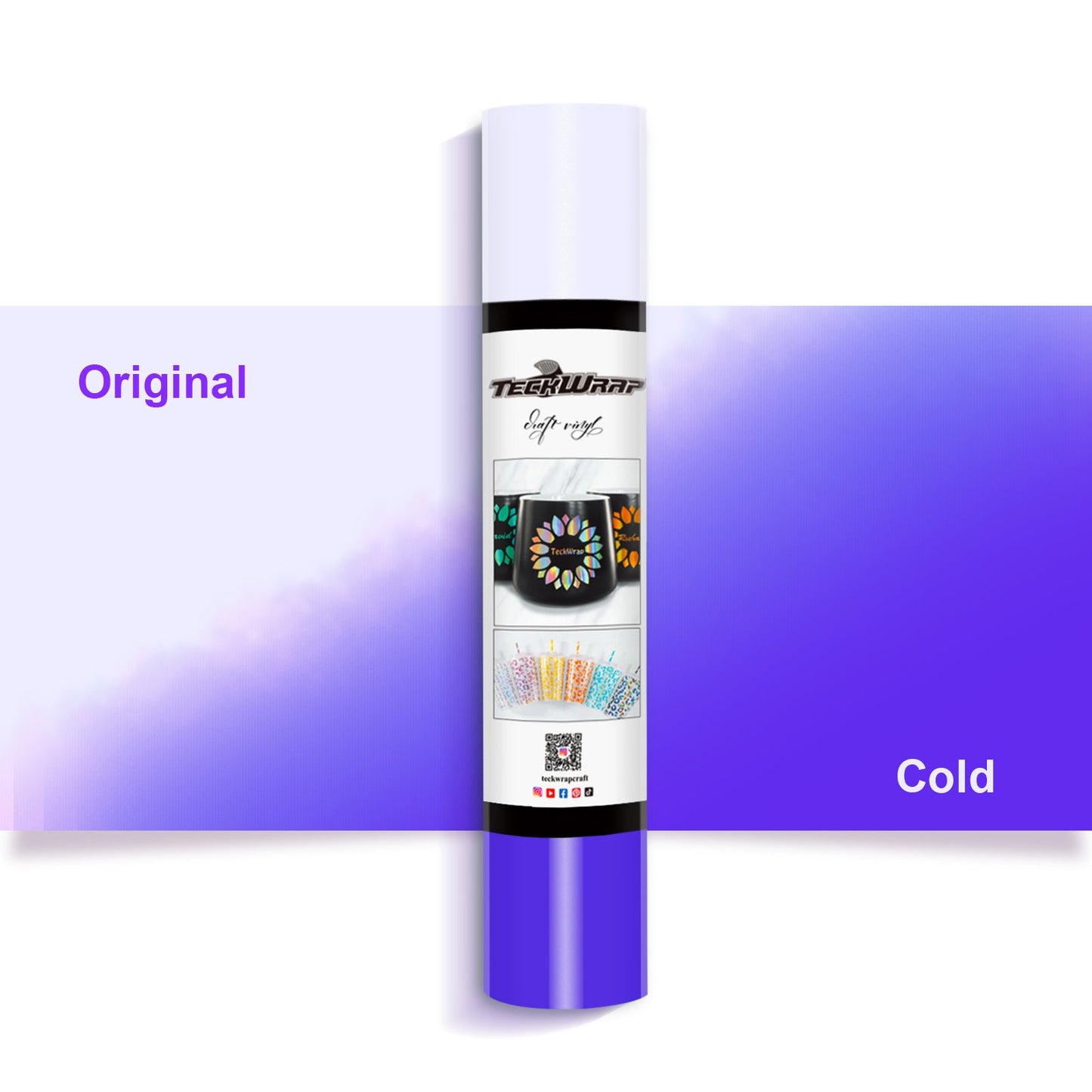 TeckWrap Cold Color Changing Adhesive Vinyl Lavender