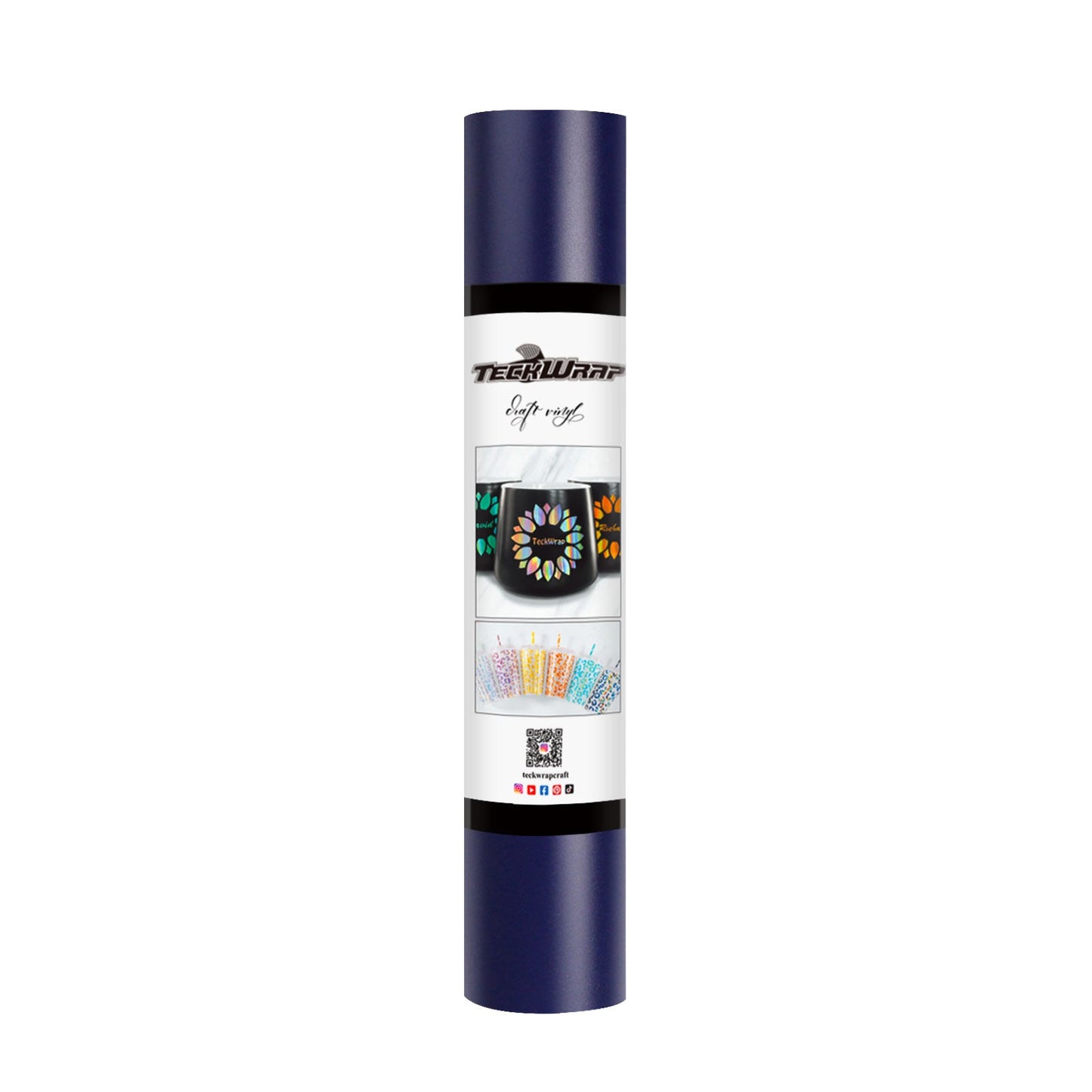 TeckWrap New Matte Adhesive Craft Vinyl Dark Blue