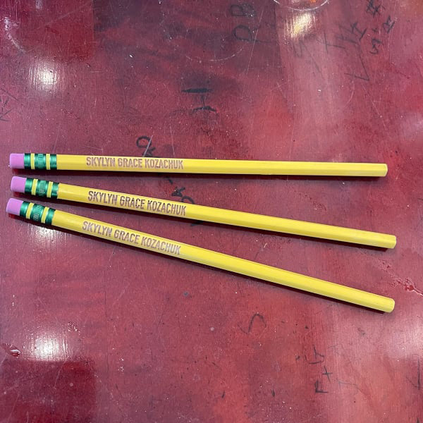 Personalized Laser Engraved Pencil