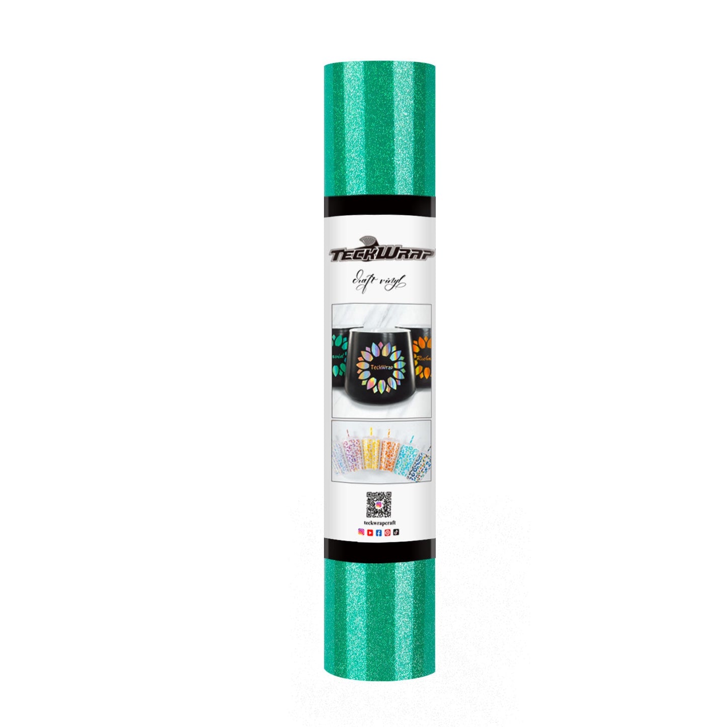 TeckWrap Burst Shimmer Adhesive Vinyl Christmas Green