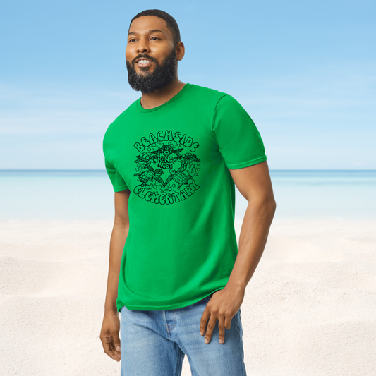 Adult Green Beachside T Shirt