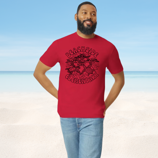 Adult Red Beachside T Shirt