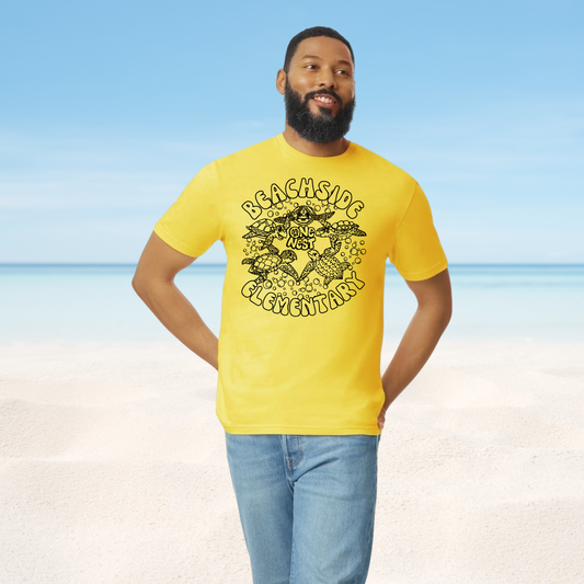 Adult Yellow Beachside T Shirt