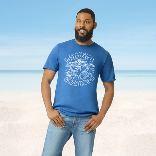 Adult Blue Beachside T Shirt