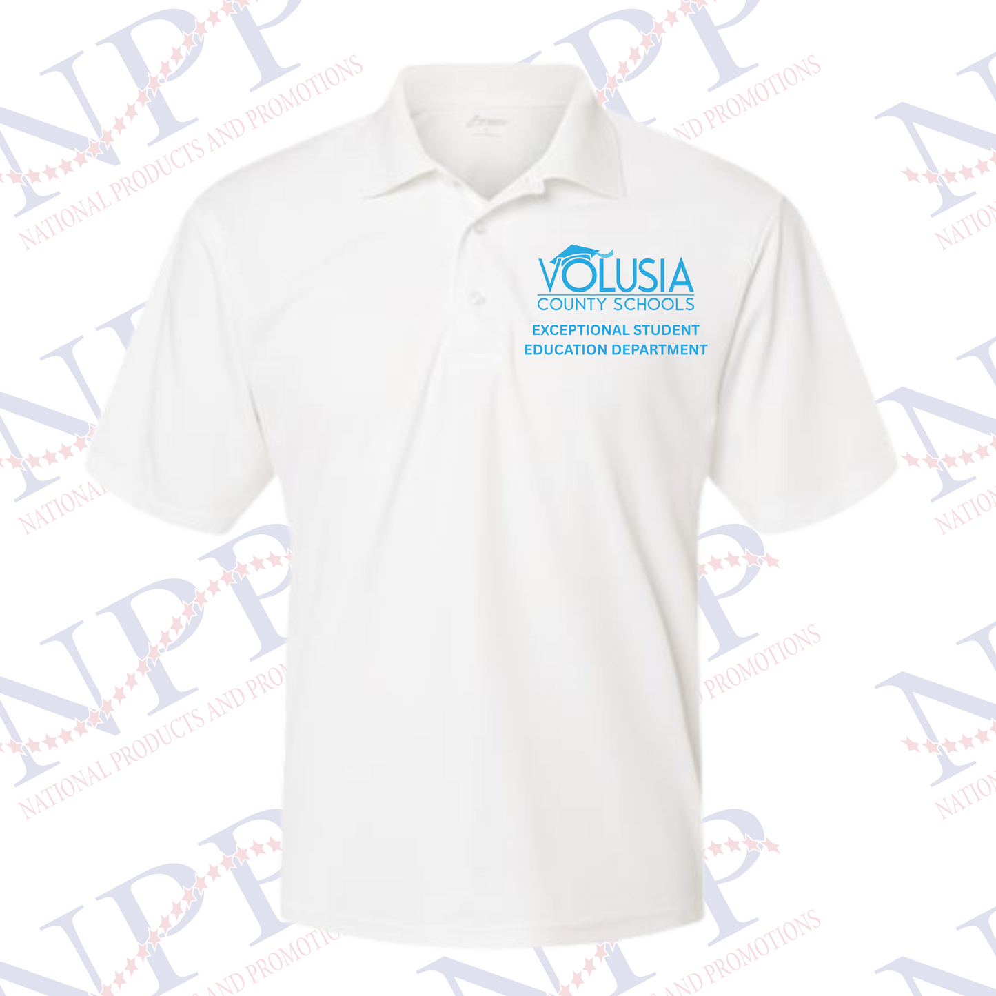 Team ESE Unisex White Polo