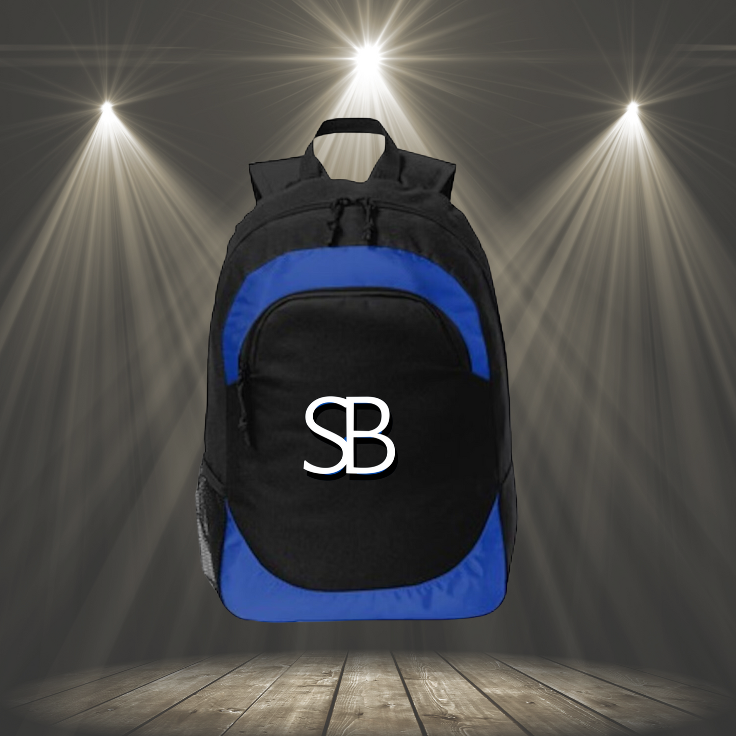 South Beach Dance Blue and Black Backpack