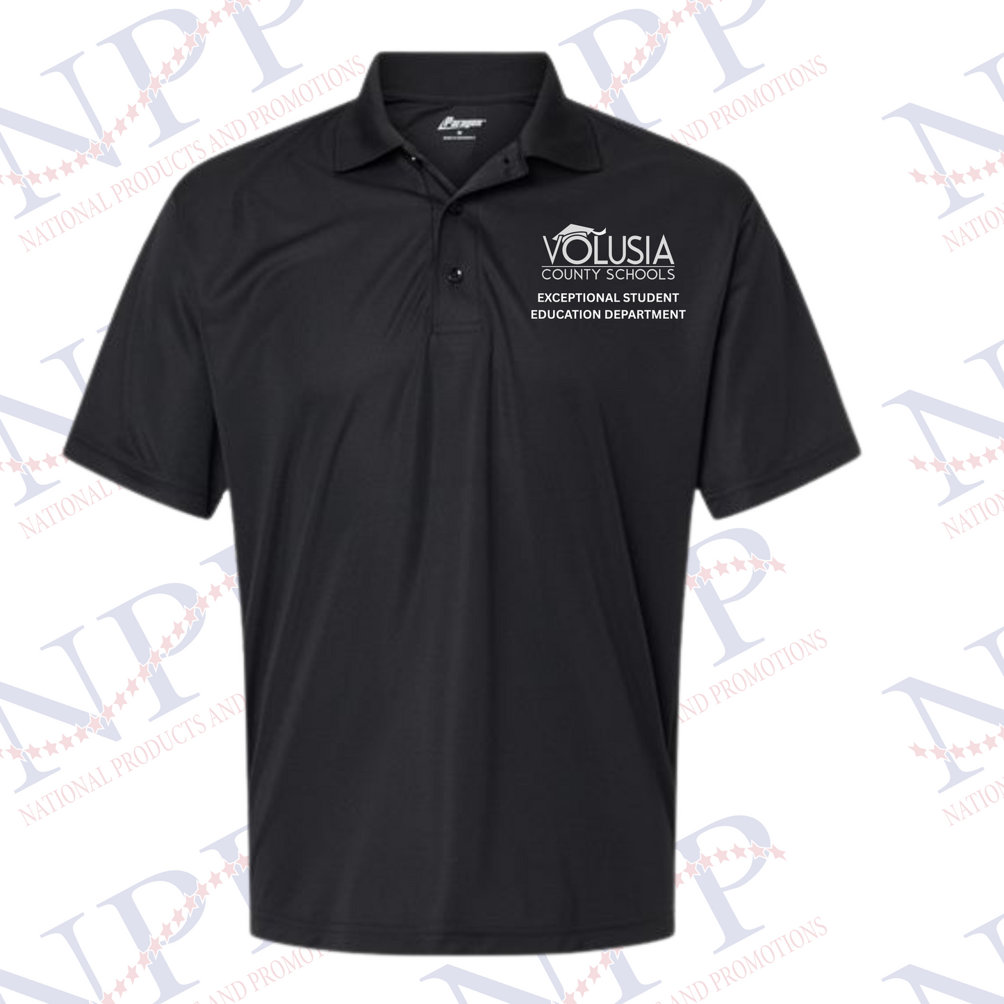 Team ESE Unisex Black Polo