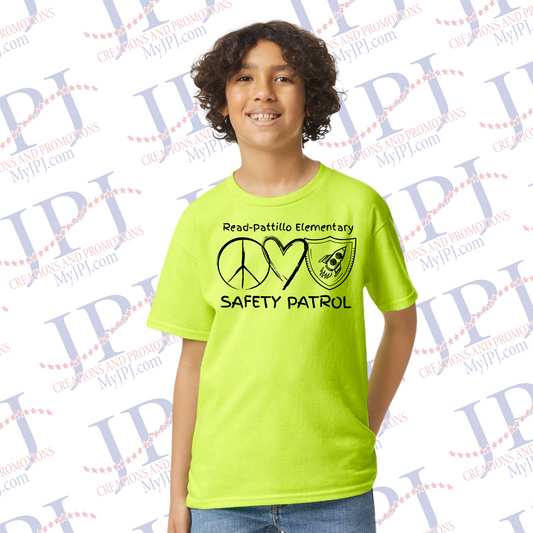 Safety Patrol Youth T-Shirt Safety Green