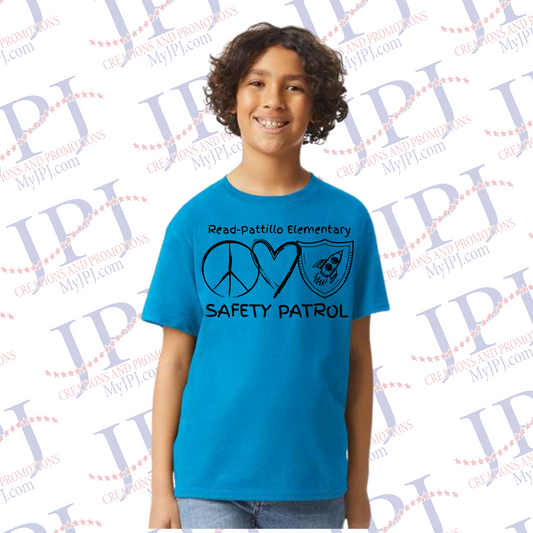 Safety Patrol Youth T-Shirt Blue