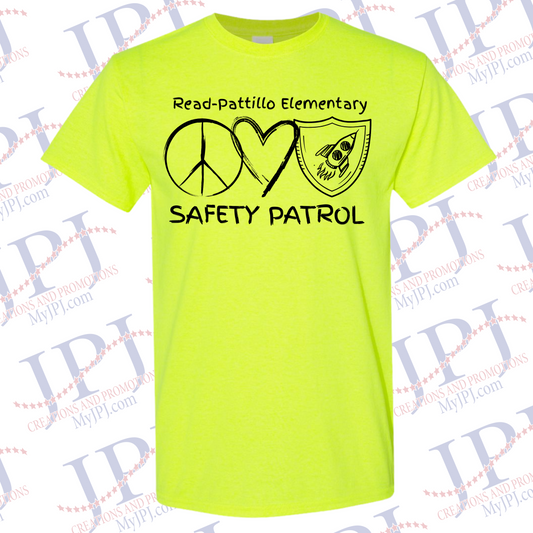 Safety Patrol Adult T-Shirt Safety Green
