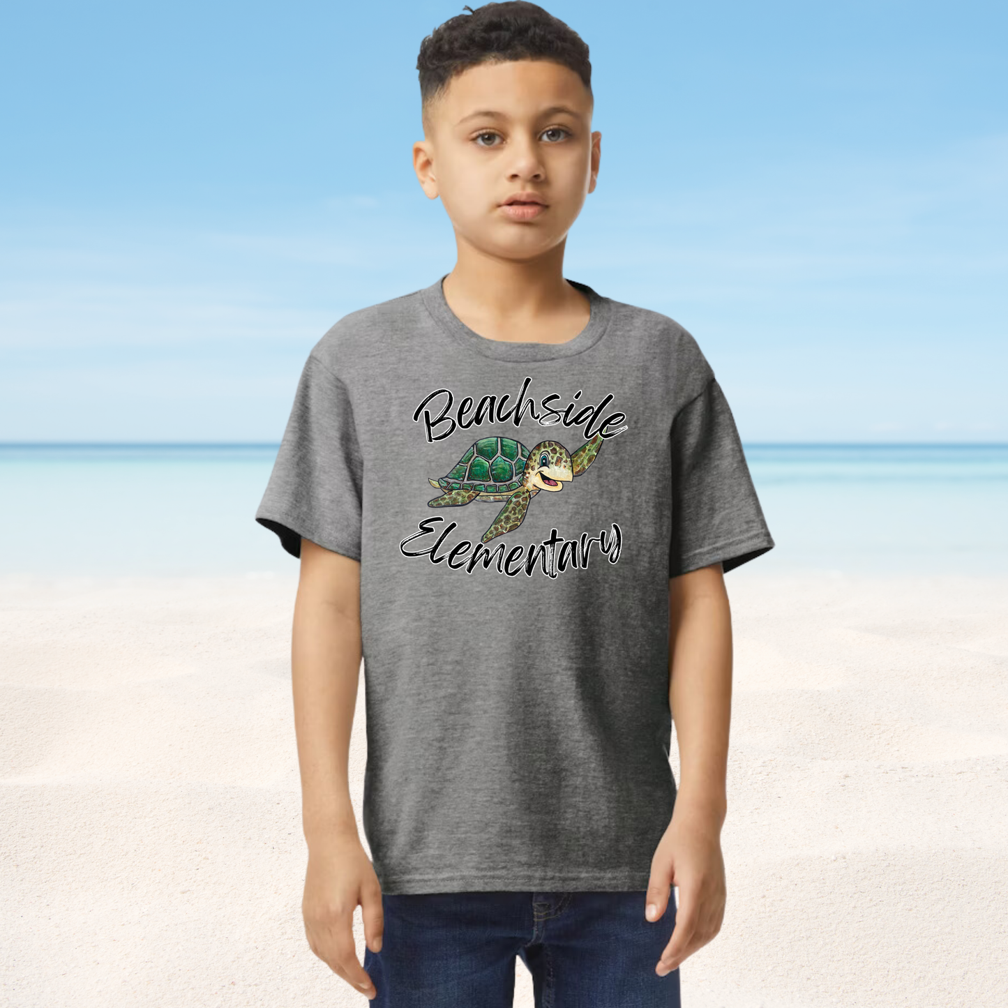 Youth Grey Beachside T Shirt