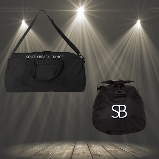 South Beach Dance Black Duffle Bag