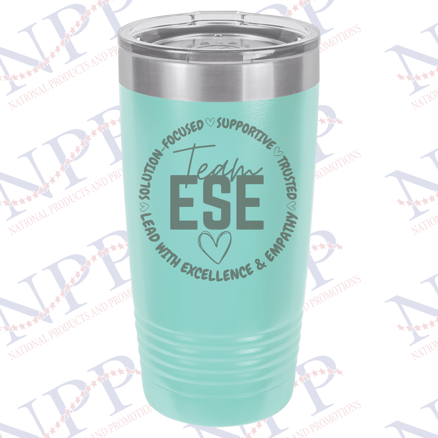 Team ESE 20 oz Etched Tumbler