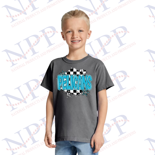 Youth Pelicans Comfort Colors T-Shirt