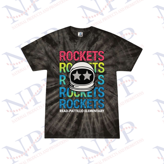 Youth Tie-Dye Rocket Eyes T Shirt