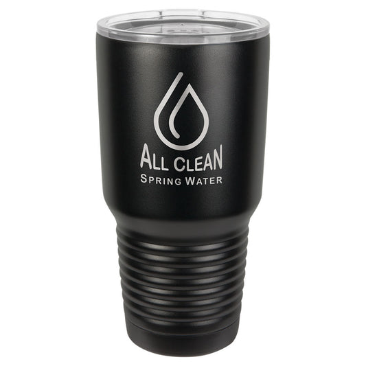 Black 30oz Etchable Tumbler