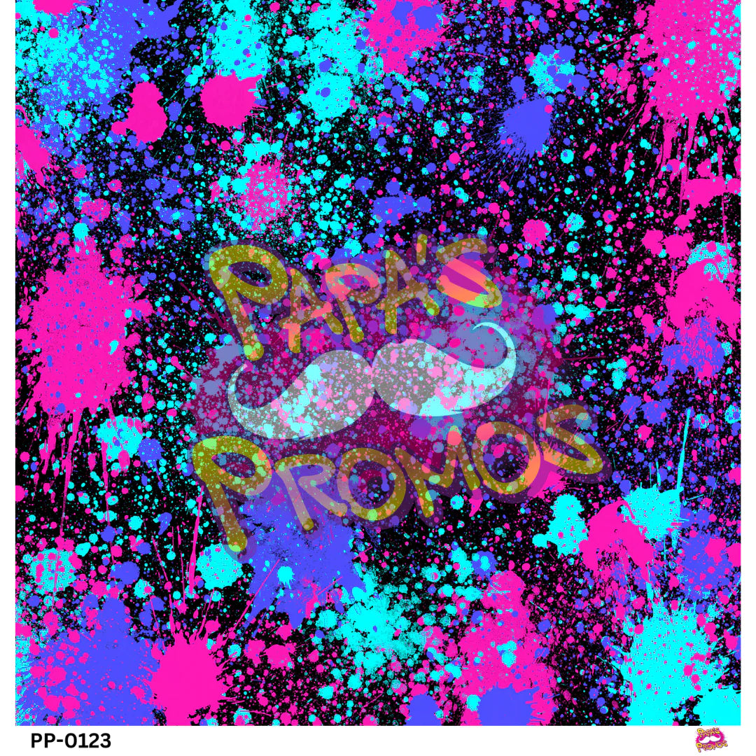 Papa's Promos Dark Splatter Opaque Vinyl PP-0123