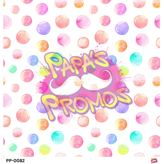 Papa's Promos Pastel Polka Dots Opaque Vinyl PP-0082