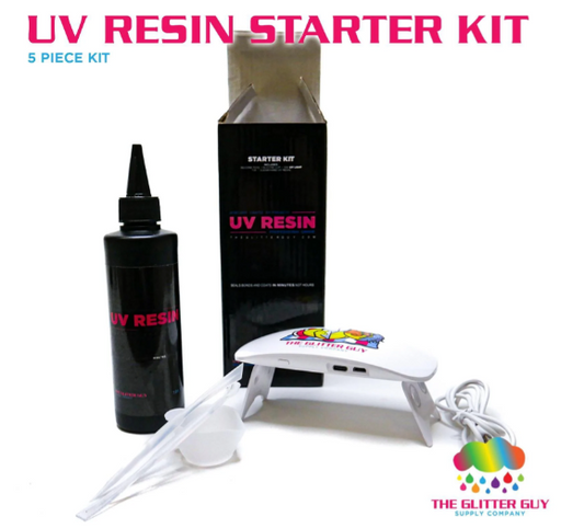 The Glitter Guy UV Resin Starter Kit