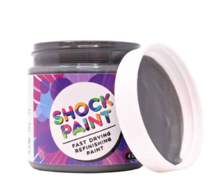 Pop Of Color Shock Paint 4oz Charcoal