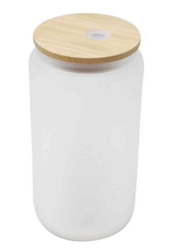Frosted Glass 16oz Sublimation Tumbler
