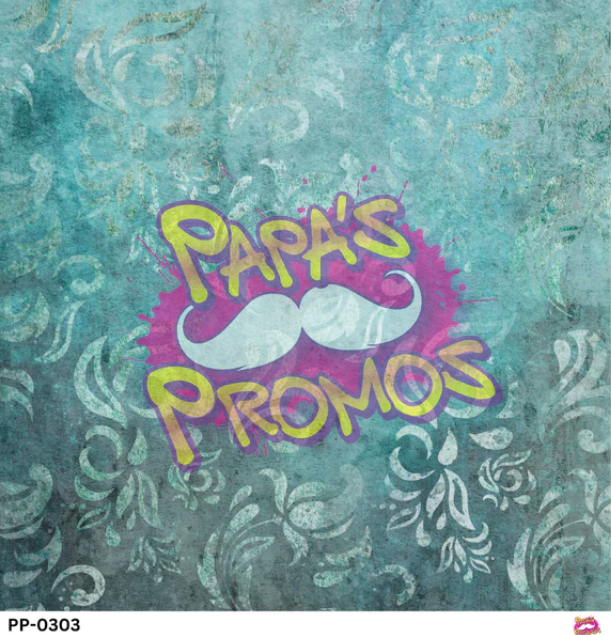 Papa's Promos Light Patina Flowers Semi-Transparent Vinyl ST-PP0303